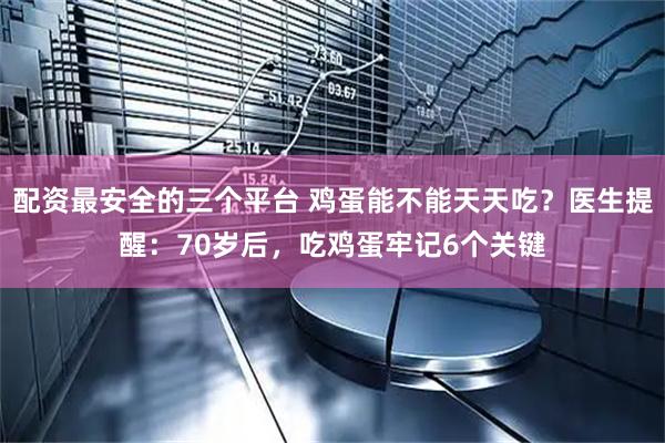 配资最安全的三个平台 鸡蛋能不能天天吃？医生提醒：70岁后，吃鸡蛋牢记6个关键