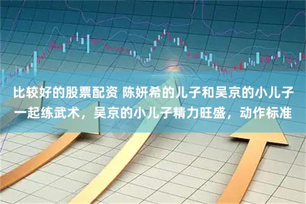 比较好的股票配资 陈妍希的儿子和吴京的小儿子一起练武术，吴京的小儿子精力旺盛，动作标准